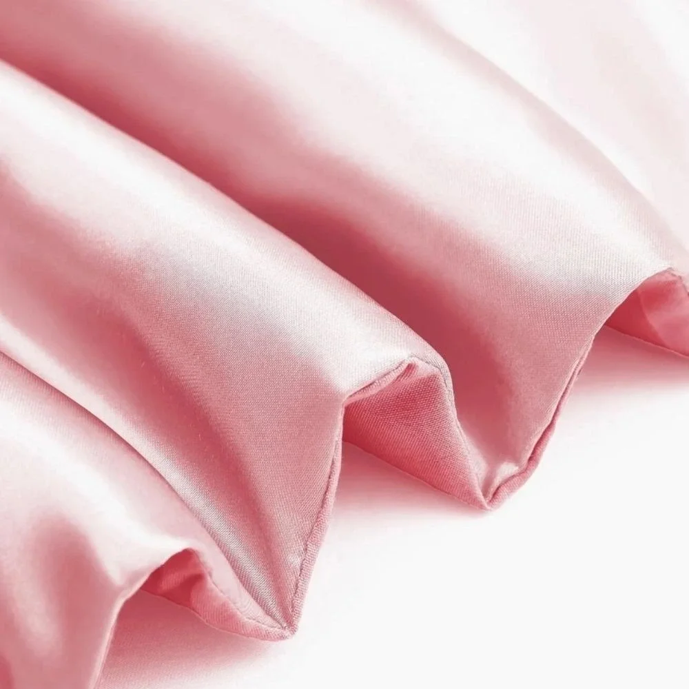 Juicy Couture Home Luxury Satin Down Alternative Queen Comforter- Pink